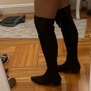 Zara knee high boots